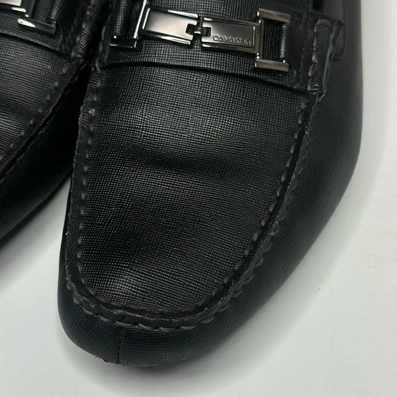 Calvin Klein Magnus Penny Loafers Mens Sz 11 Slip On Shoes New - Picture 7 of 14